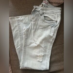 Hydraulic Light Gray Flare Jeans